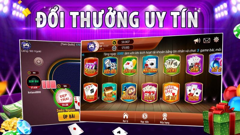 game danh bai doi thuong